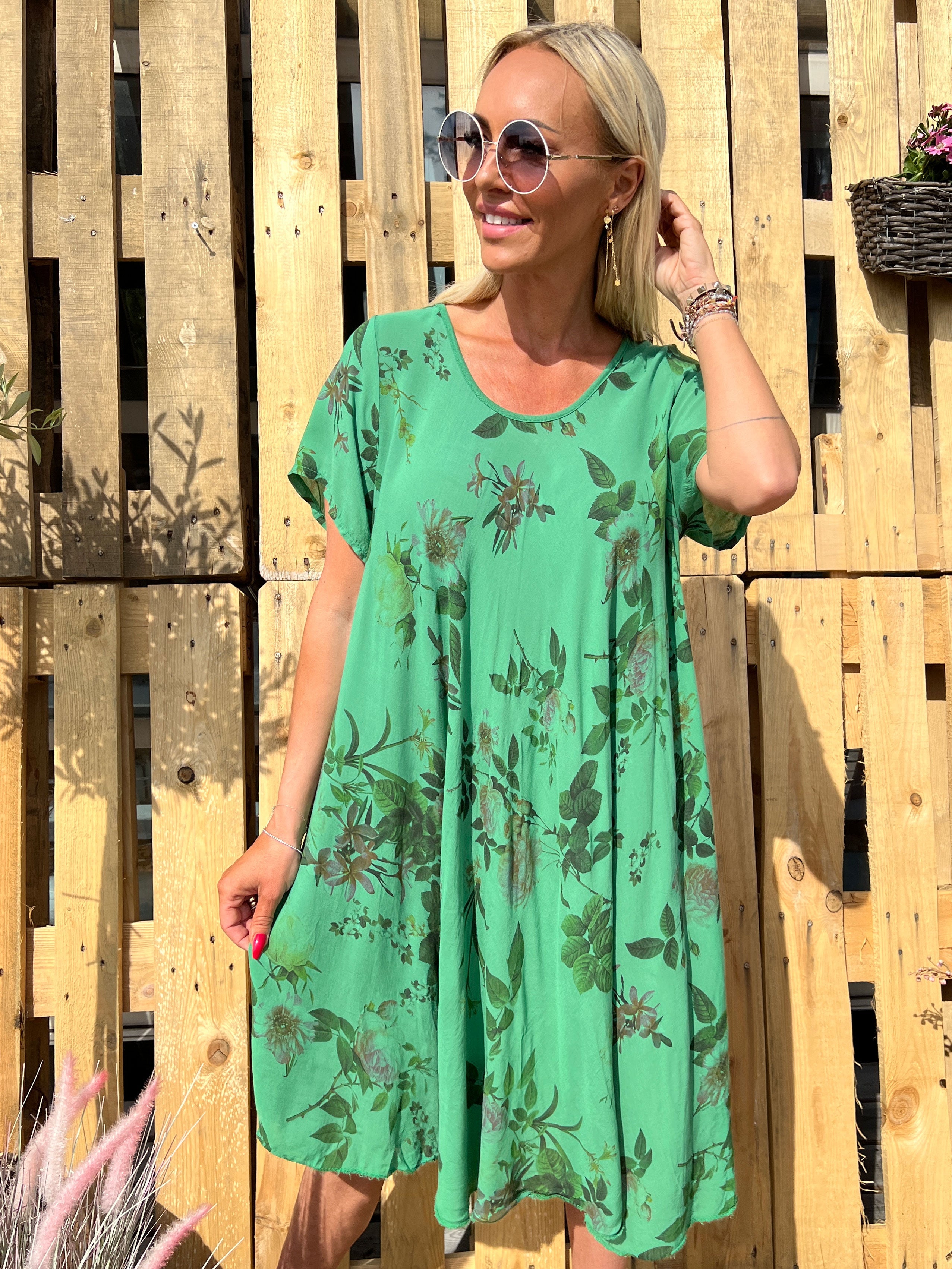 Anastasia - Klänning med blommigt tryck